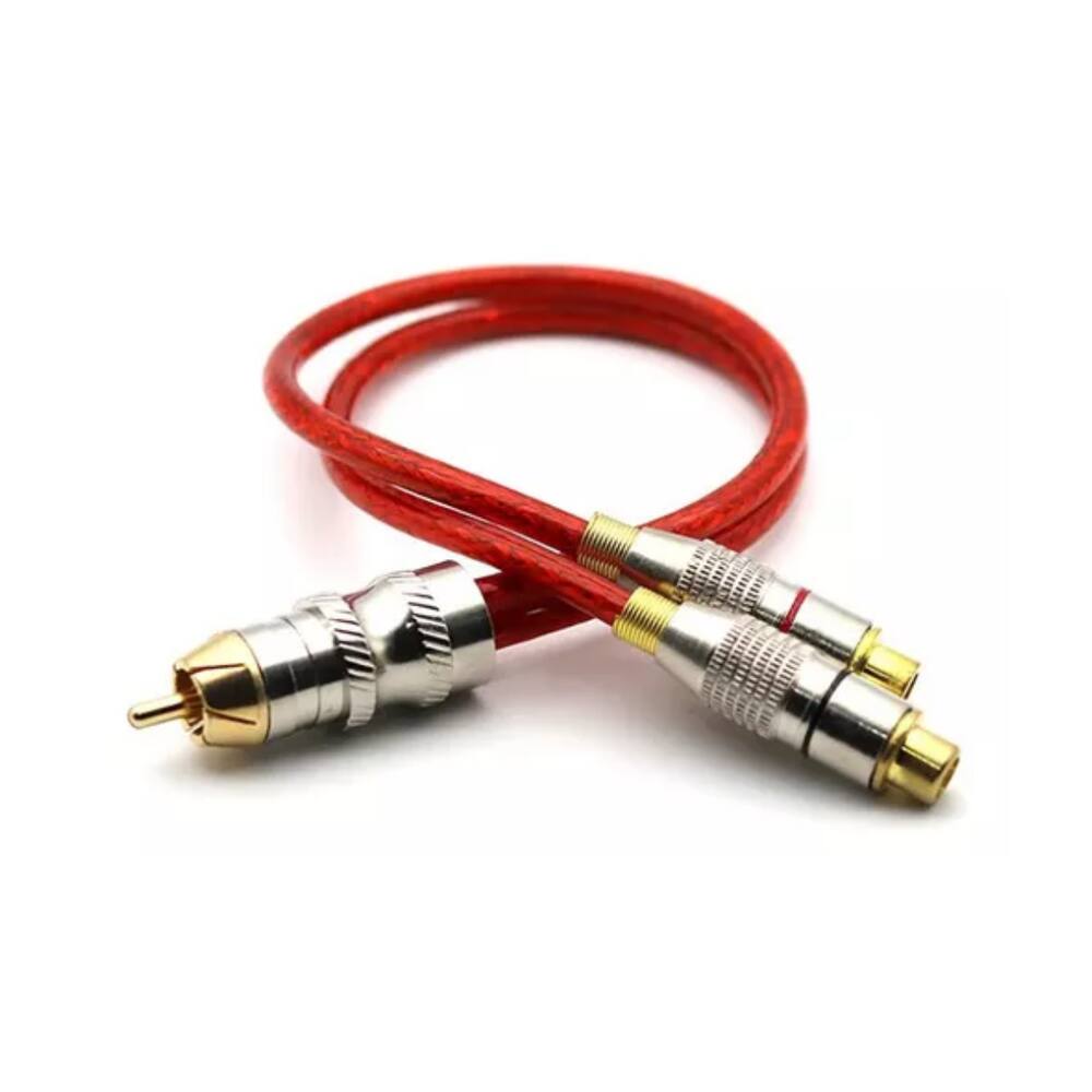 Rca Y 1M/2F Blindado  Vermelho