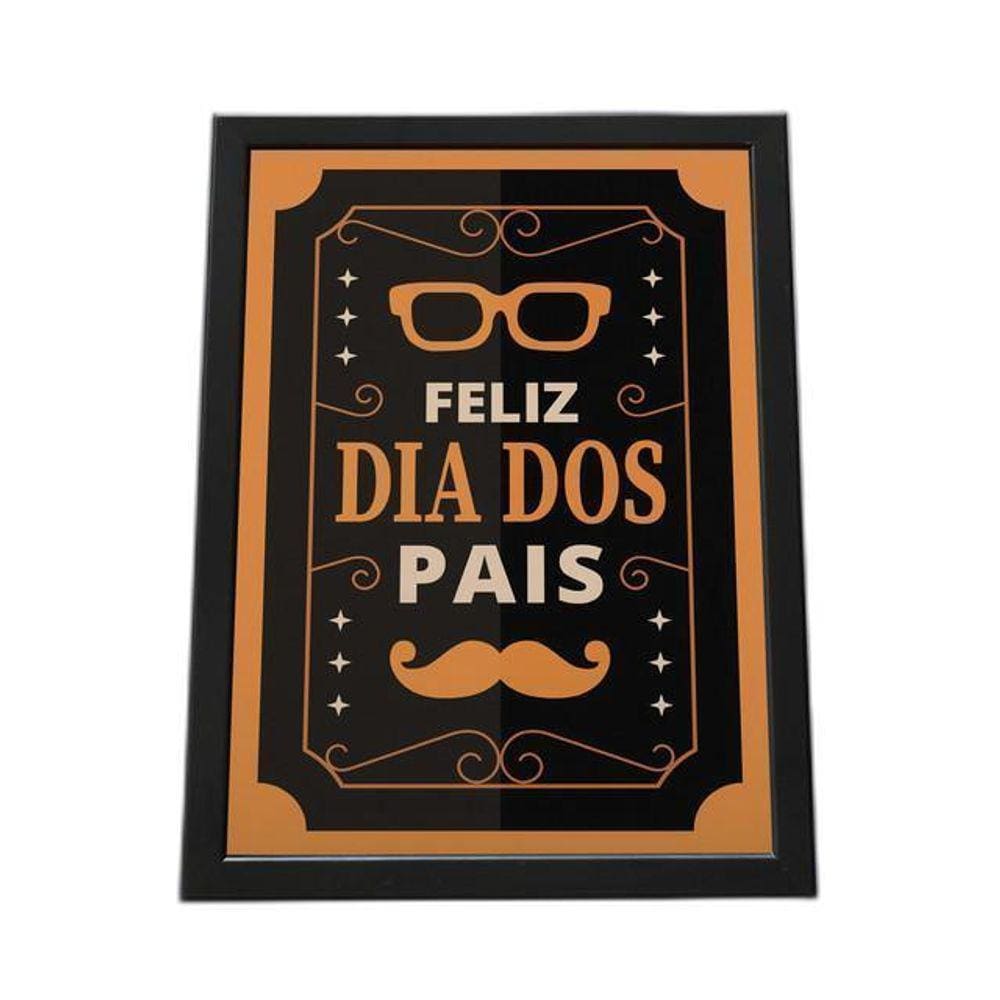 Quadro Com Moldura Feliz Dia Dos Pais 18