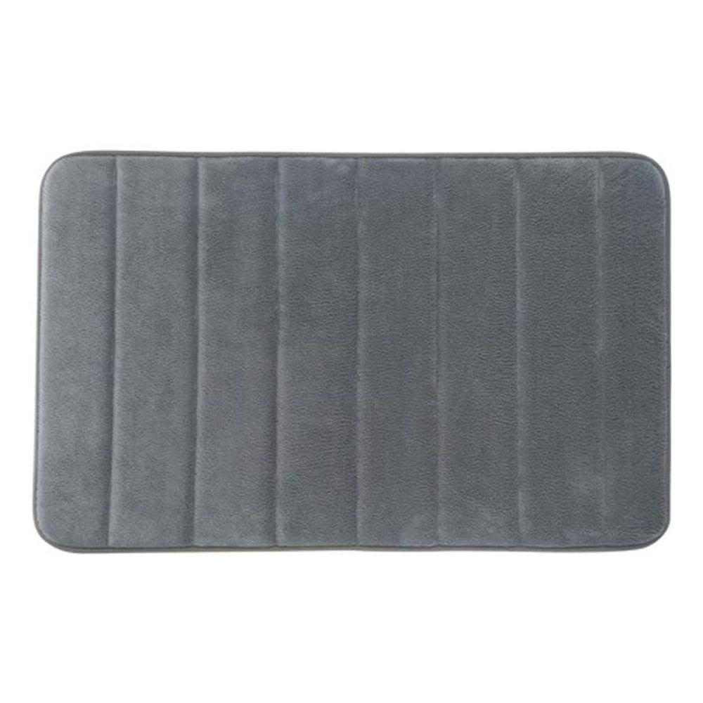 Tapete De Banheiro Antiderrapante Cocoon Grafite 50X80 Cm