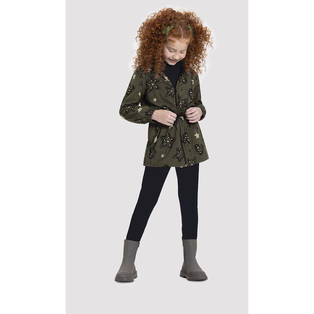 Conjunto Menina Casaco Tecido e Legging Alakazoo Ref. 67894