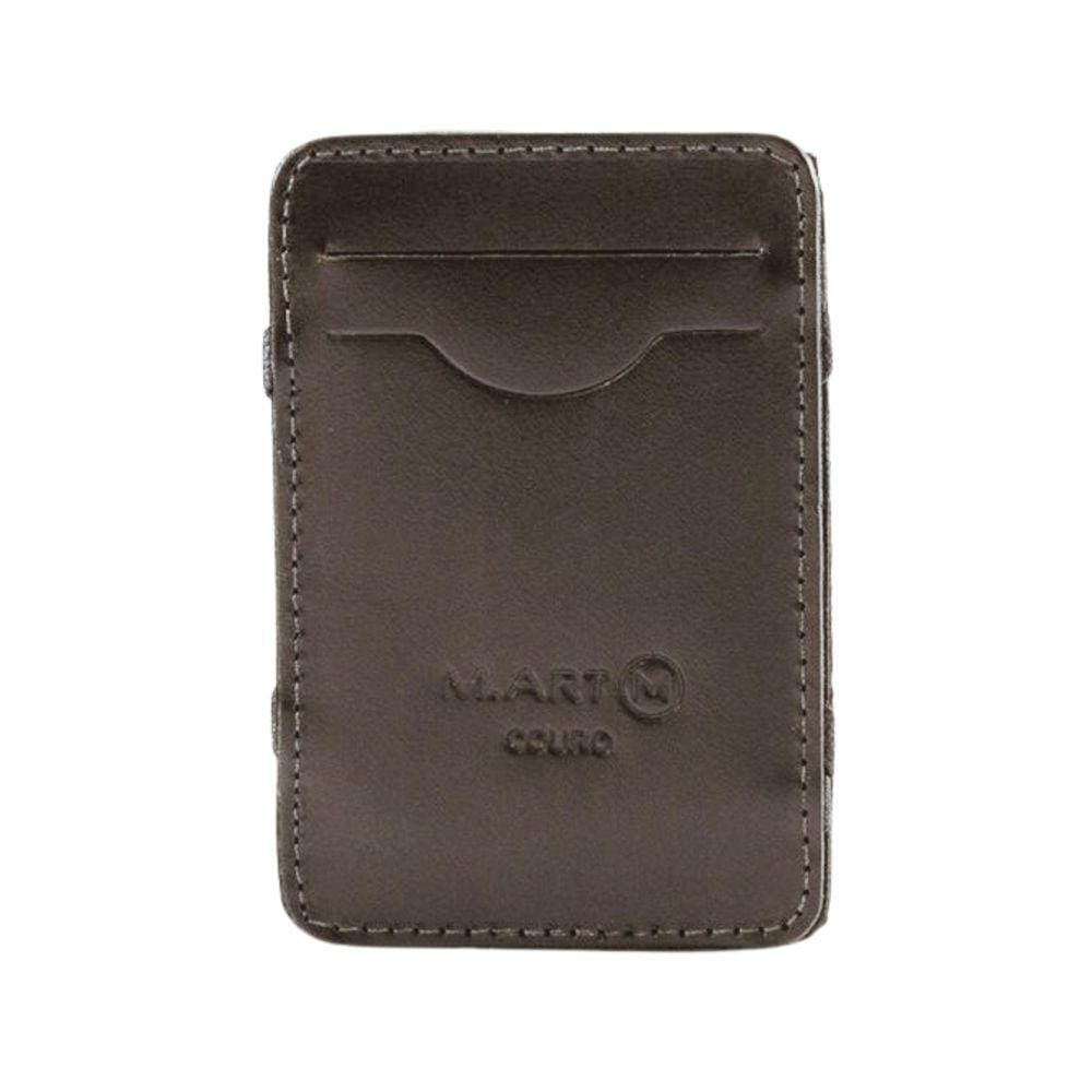 Mini Carteira Porta-Cartões Mágica Mariart 88 Marrom