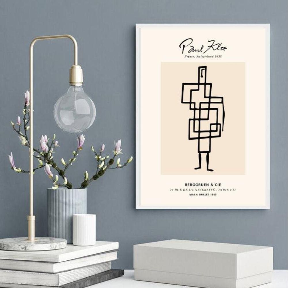 Quadro Arte Poster Paul Klee 24X18Cm