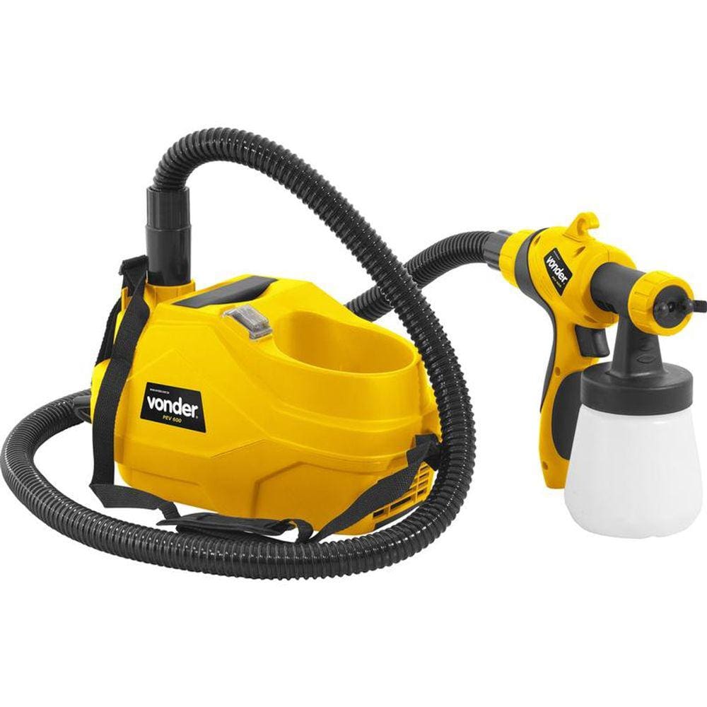 Pistola Para Pintura Elétrica 1,8mm 600 Watts 127 Volts Hvlp