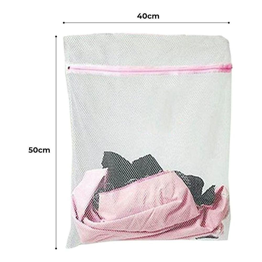 10 Sacos Protetor Para Lavar Roupa Delicada De Bebê 50X60