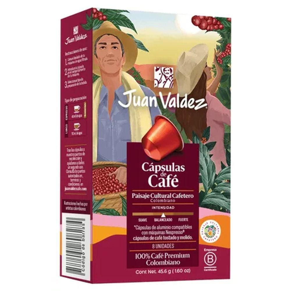 Café Juan Valdez Paisaje Cultural 44,8G 8 Cápsulas