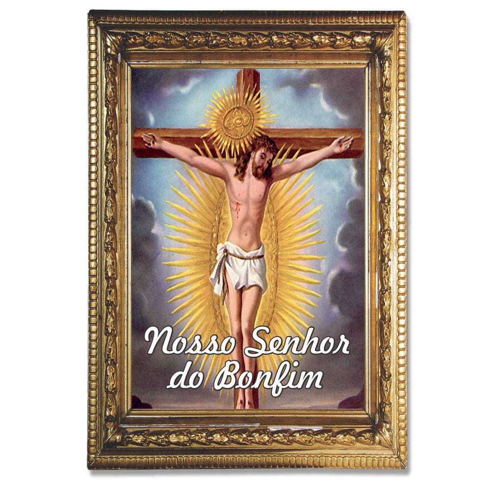Santinho Nosso Senhor Do Bonfim 100 un. c/ oração no verso