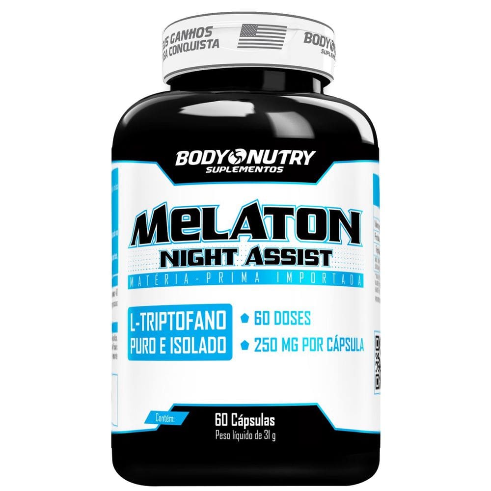 Desfrute De Noites Tranquilas, Melat., Body Nutry, 60 Cápsulas