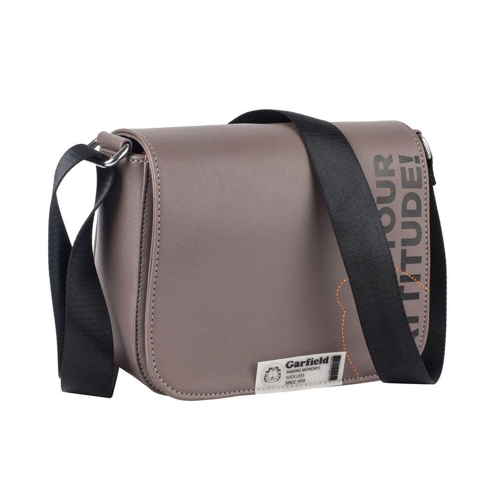 Bolsa Transversal Feminina Garfield Casual Urbano Fecho Imã