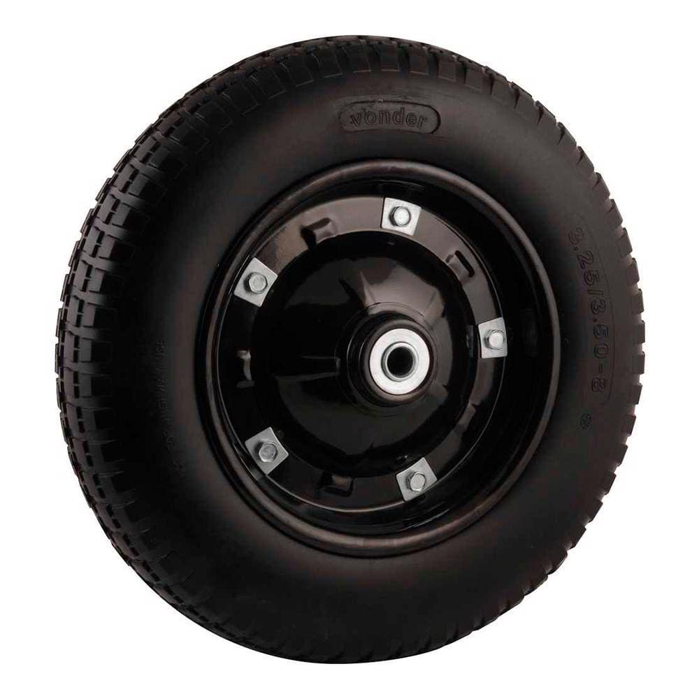 Roda Completa com Pneu Maciço Furo de 3/4" - Vonder 61.10.100.340