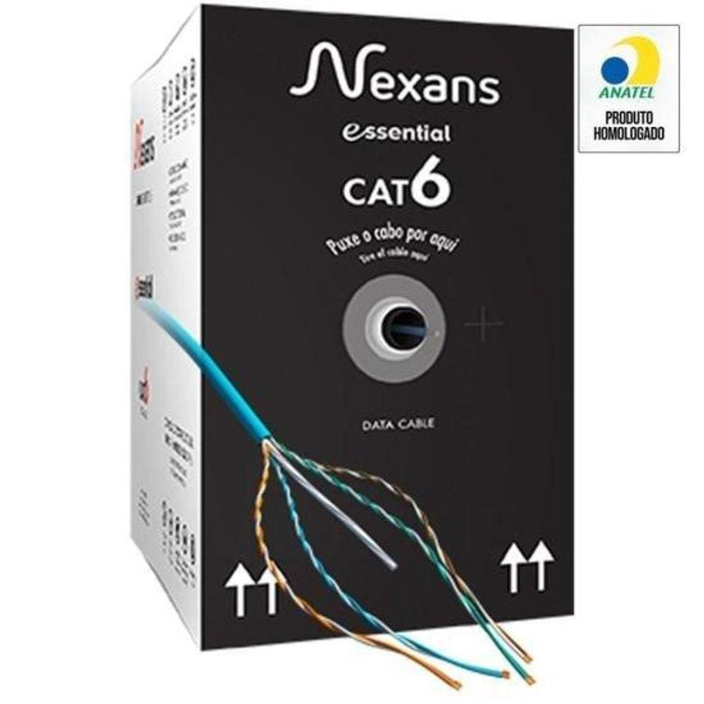 Cabo de Rede CAT.6 CM 305m Azul Nexans - CX / 305 [F002]