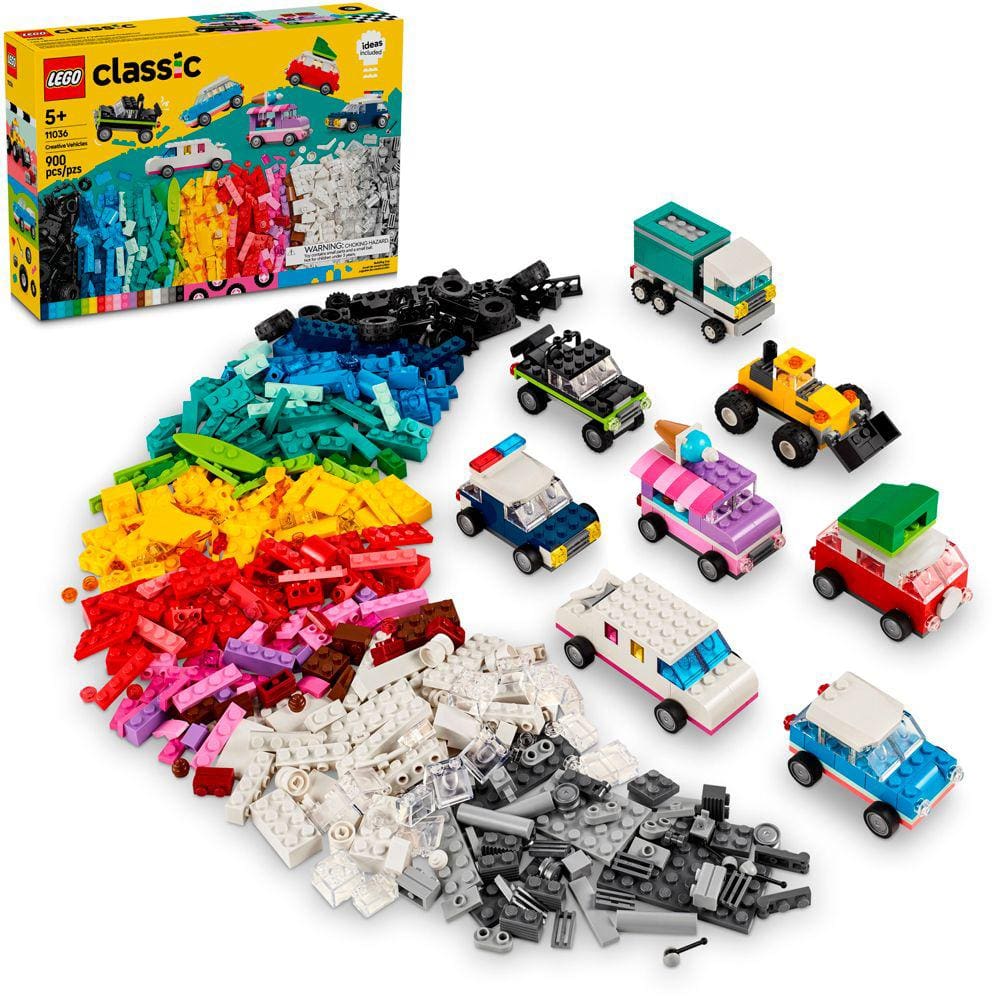Lego Classic Veículos Criativos 11036 900pcs