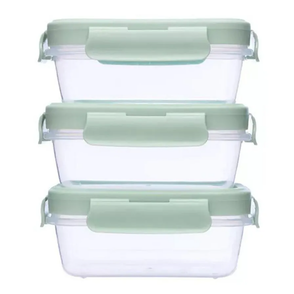 Kit com 3 Potinhos Herméticos