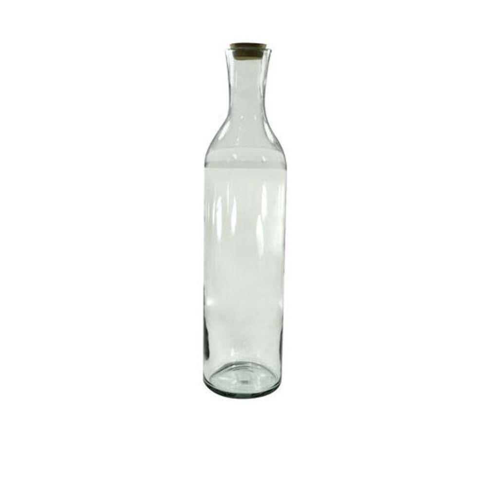 Garrafão De Vidro Cilindrico 60cm X 15cm Porta Rolha (vinho)