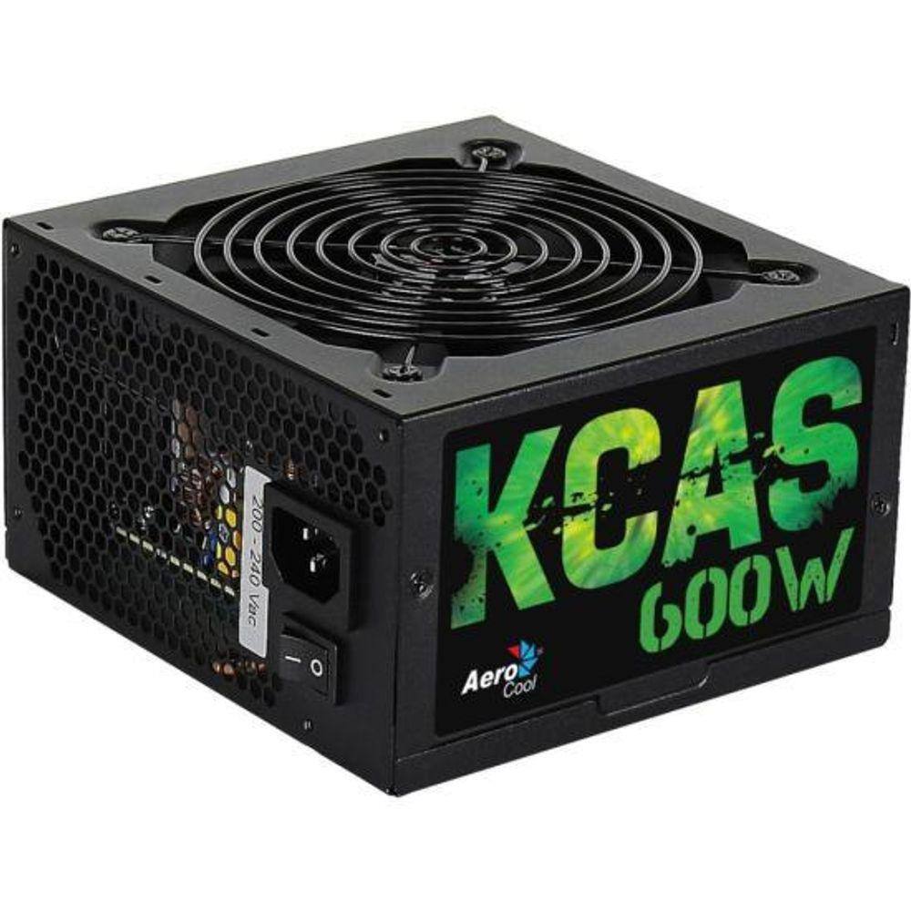 Fonte Gamer ATX Aerocool KCAS 600W 80 Plus Full Range APFC [F002]