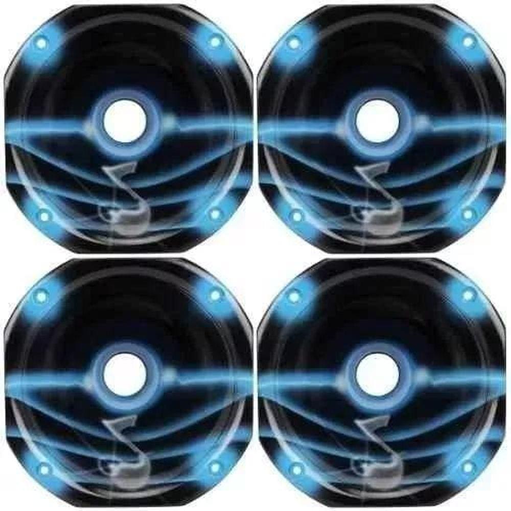 Kit 4 Cornetas Curta Lc 14-50 Rosca Driver Grafitada Musical