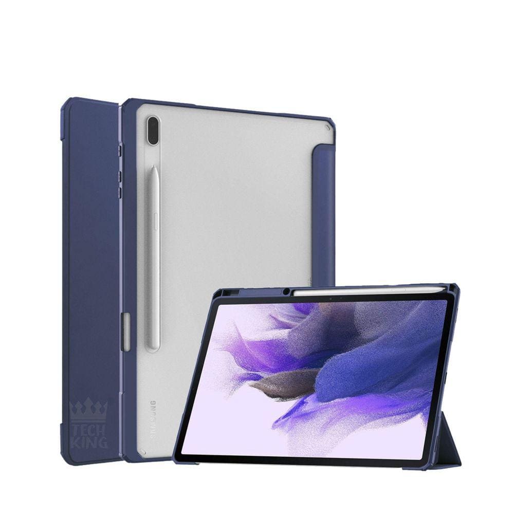 Capa Em Couro Sintético Compatível Com Galaxy Tablet S7 Fe
