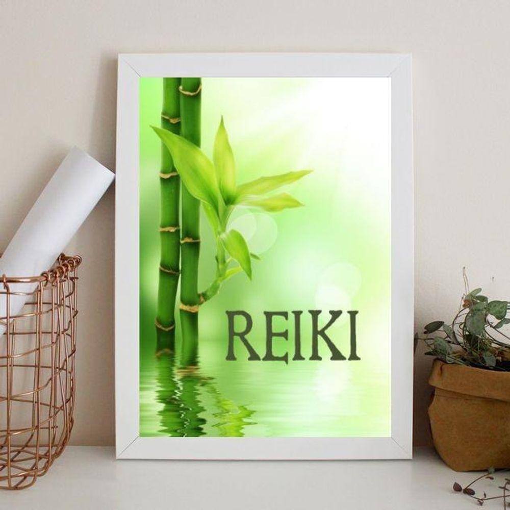 Quadro Decorativo Reiki - Bambu Chinês 45X34Cm