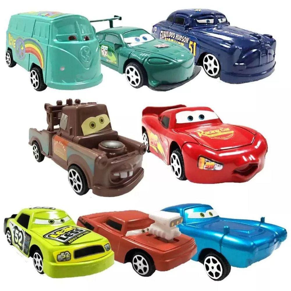 Presente De Natal Kit Carros Com 8 Para Crianças