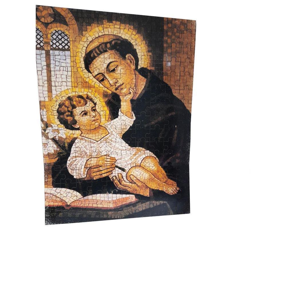 Quebra-Cabeça Santos Devoção Santo Antônio 150 Peças Em Mdf