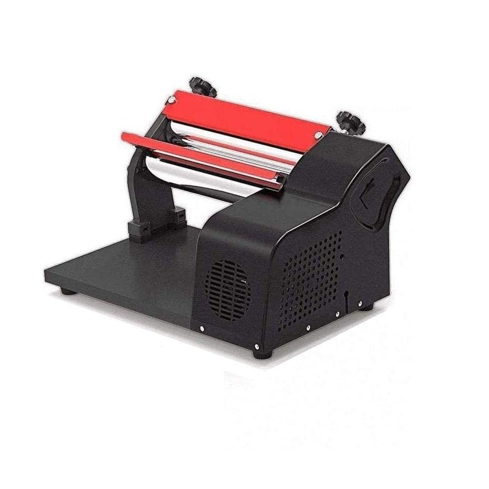 Cilindro Laminador De Massa Elétrico 28Cm Anodilar Preto Pão