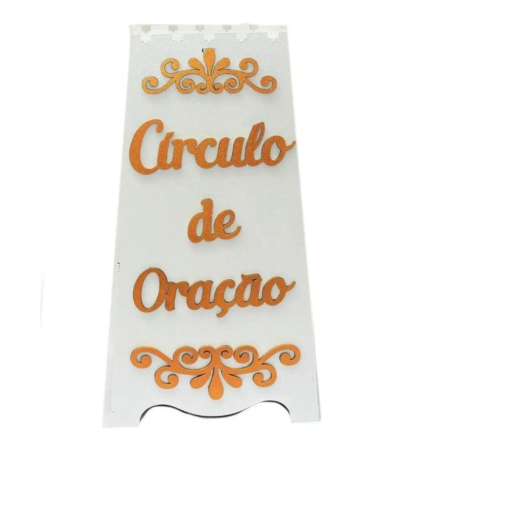 Gazofilácio Círculo De Oração Igreja Em Mdf 3Mm Pintado