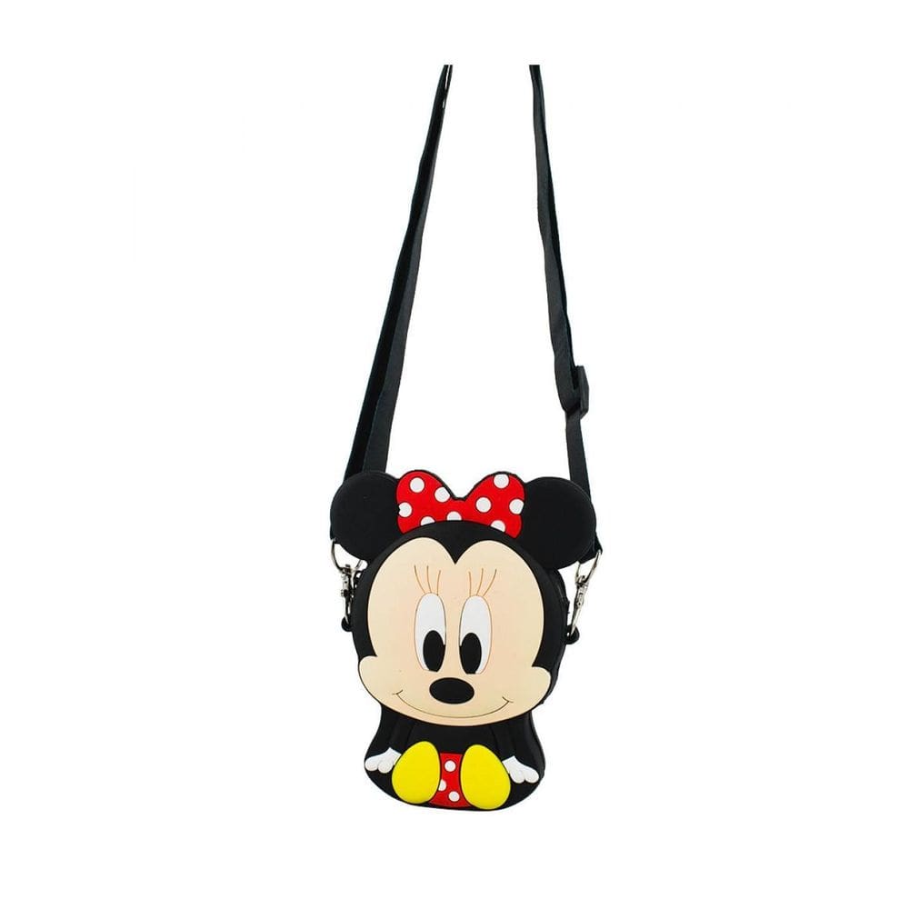Mini Bolsa De Ombro Minnie Silicone 15X11.5Cm - Disney