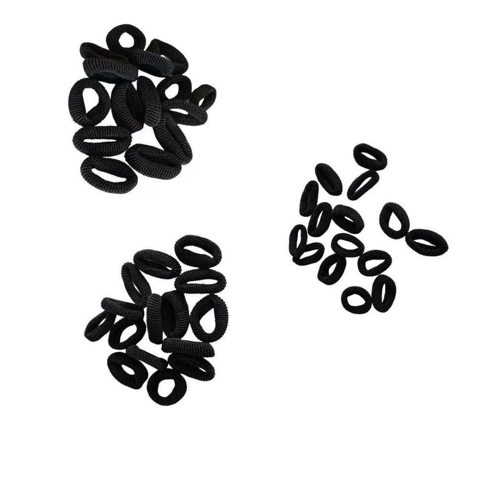 Pacote De Mini Xuxinha De Cabelo Preta Rabicó 300 Peças