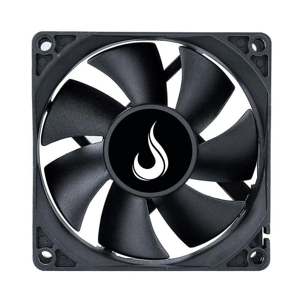 Cooler Fan 80Mm Risemode Black 1500 Rpm 12V Molex Ventoinha