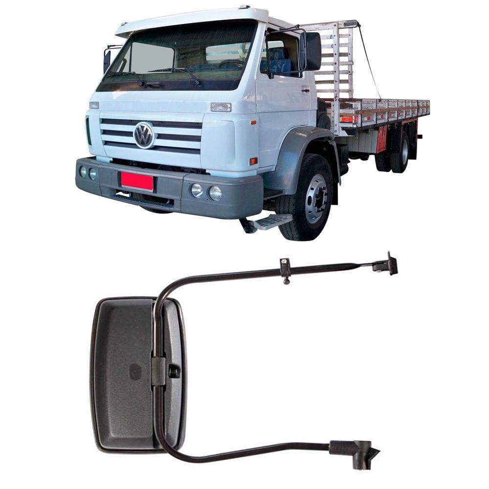 Espelho Retrovisor Convexo Completo Caminhão Vw A Partir 2000... Grande Fuscão L/D