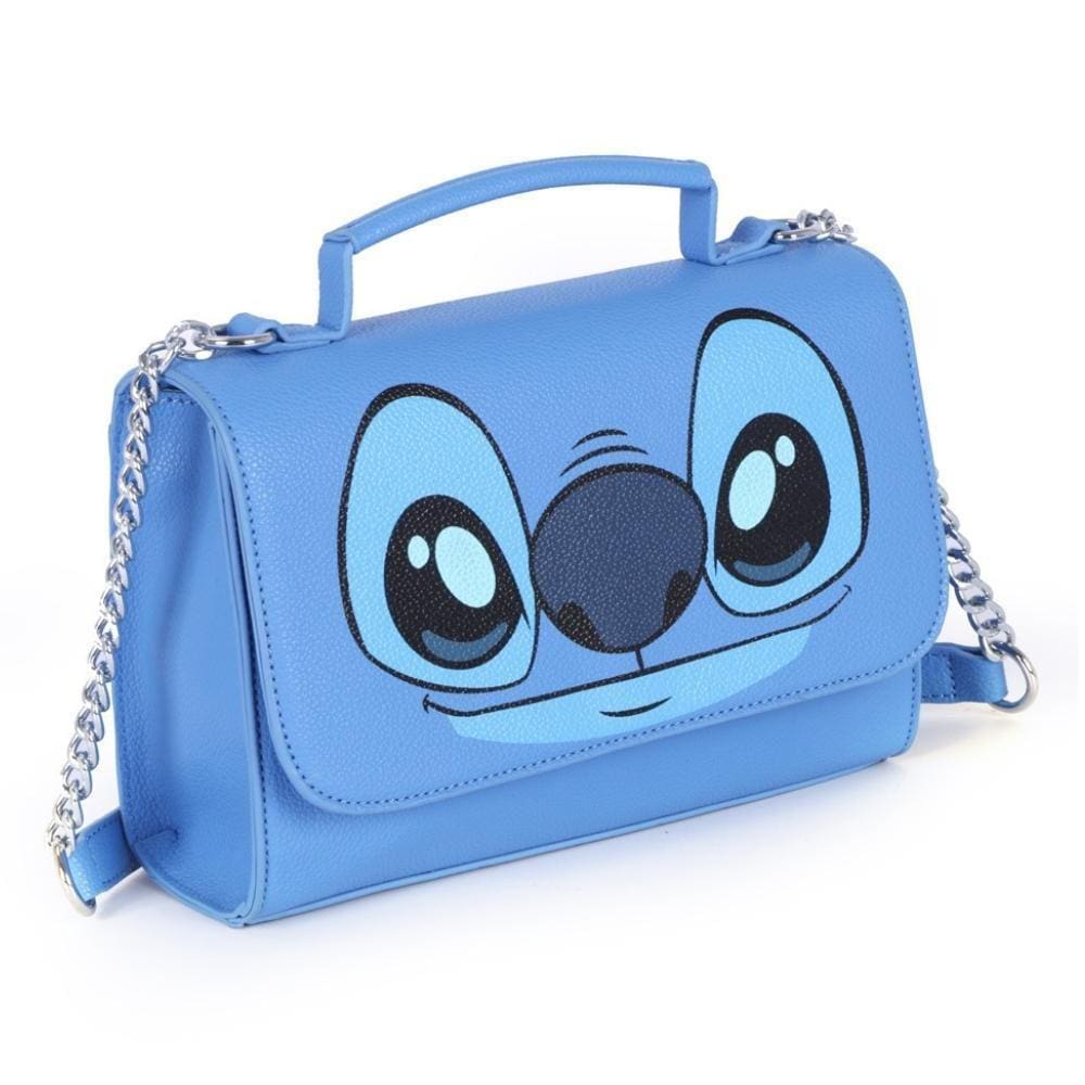 Bolsa Transversal Couro Eco Oficial Stitch Disney - Luxcel