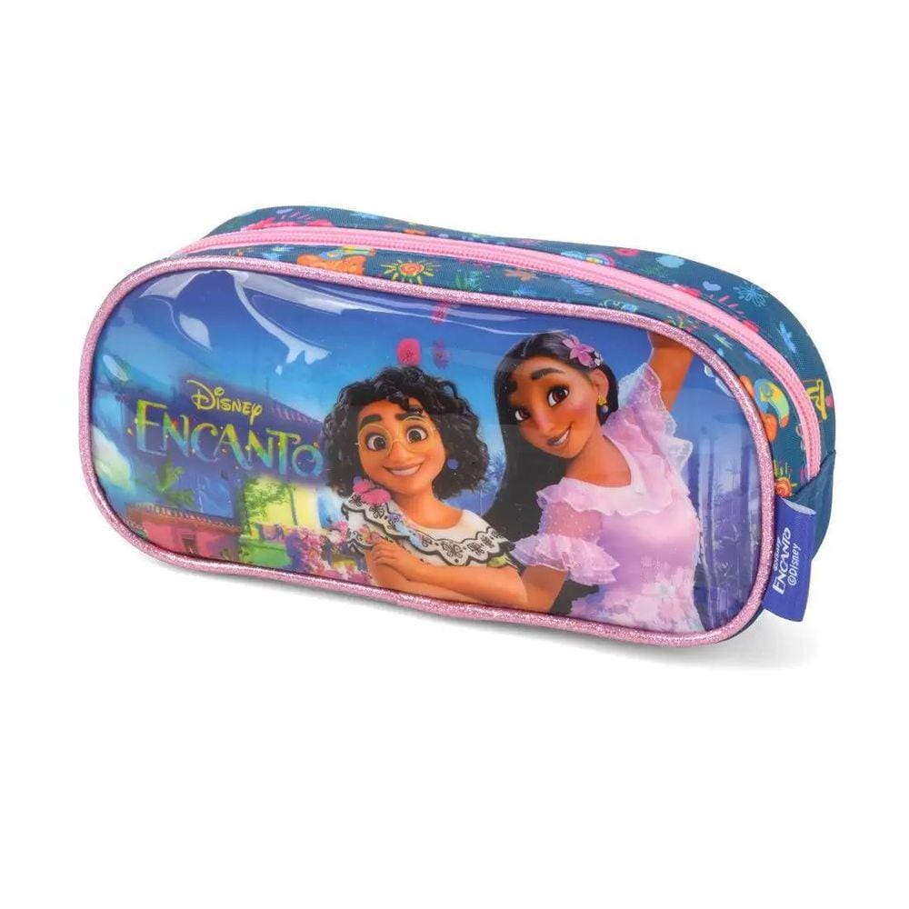 Estojo Infantil Encanto Disney Organizador Porta Lápis