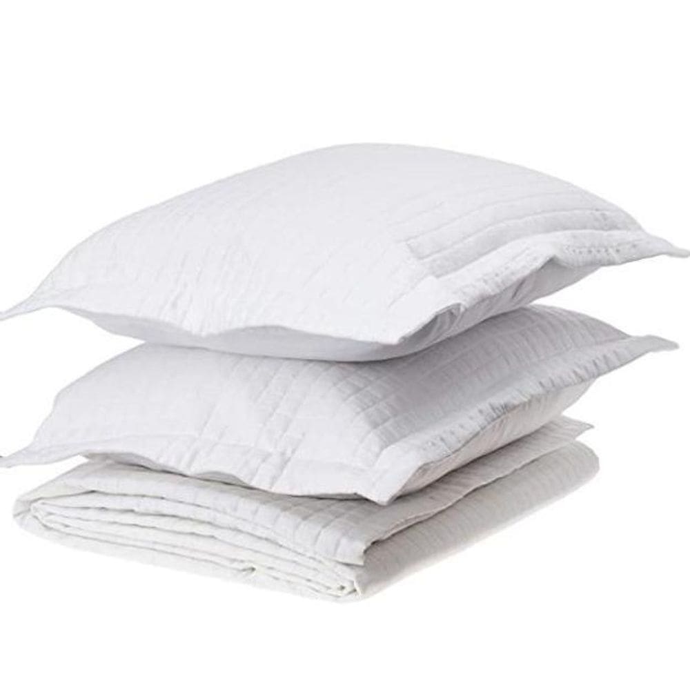 Kit Colcha Bud Colors Micromatelasse King Branco