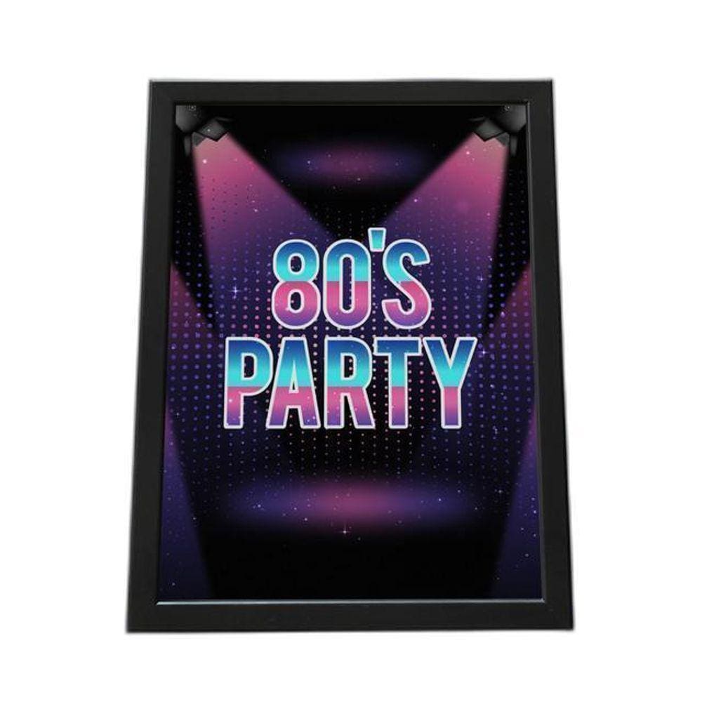 Quadro Com Moldura 80 Party 30X20Cm