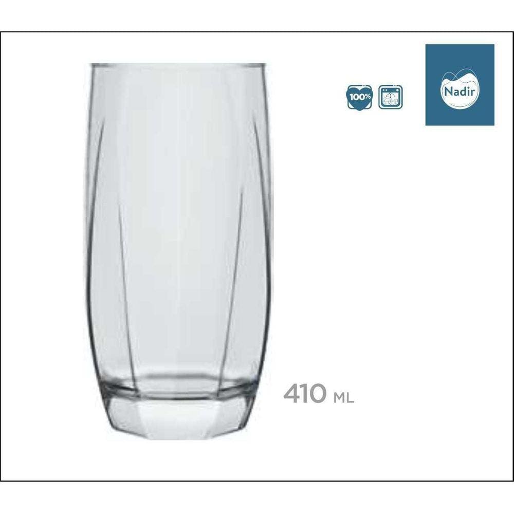Copo Água Refrigerante Cerveja Capri 410Ml - Long Drink 12
