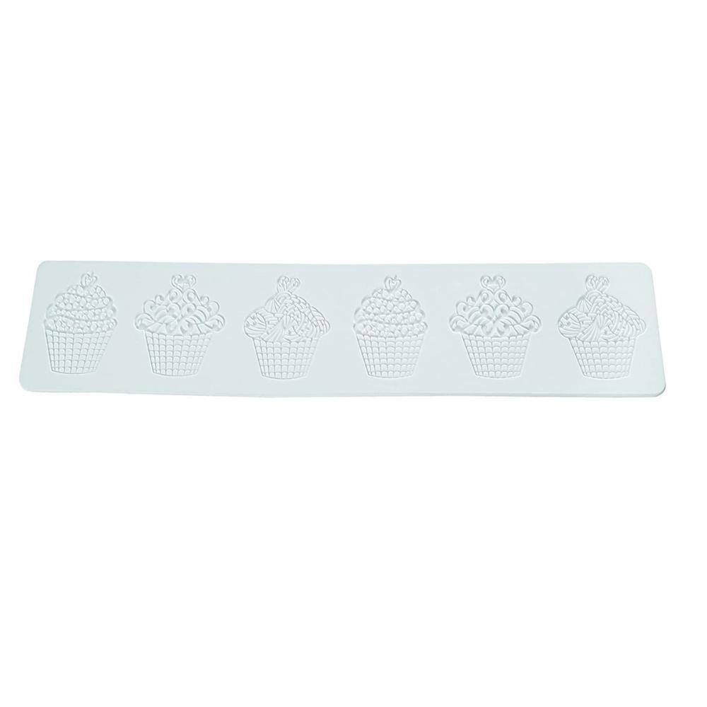 Tapete Em Silicone Para Decoração Cupcake Doce Silikomart