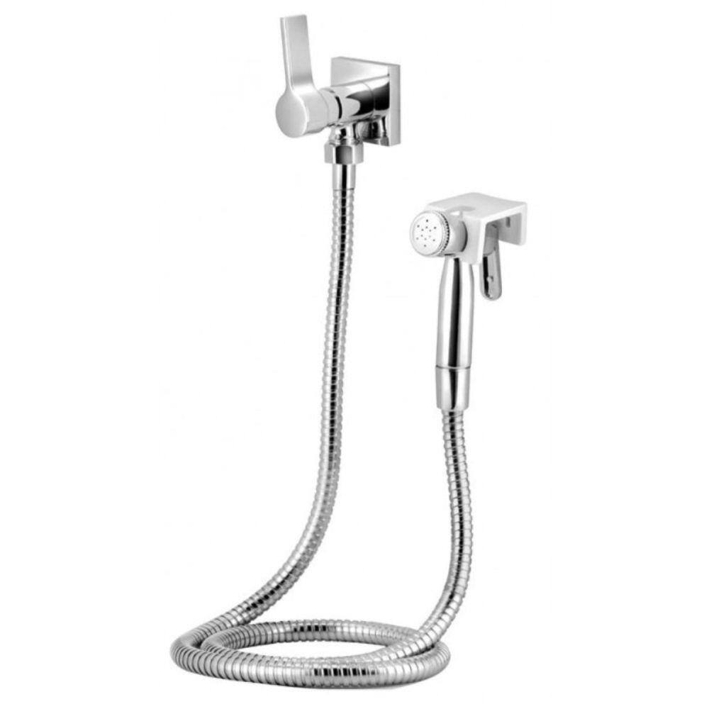 Ducha Higiênica com Registro sem Derivação 1984 ¼ Volta Clean C62 Cromado