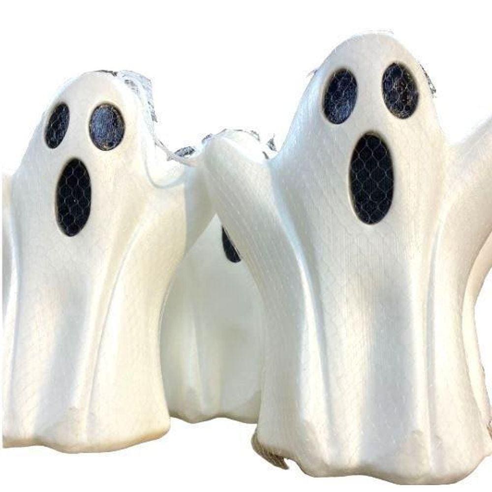 Fantasma Boo para Decoração Halloween de Plástico 32cm