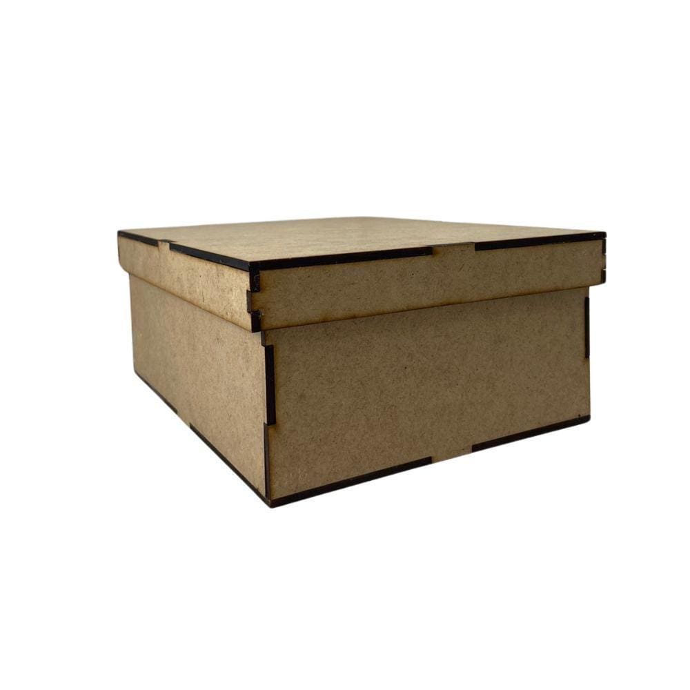 Caixa De Mdf Laser Com Tampa Solta 25X20X10 Cm