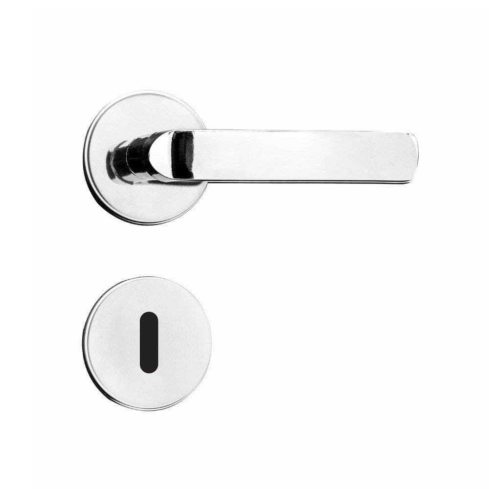 Fechadura Papaiz Fit 4400 Interna Roseta/Alavanca Cromado