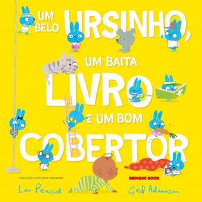 Um belo ursinho, um baita livro e um bom cobertor