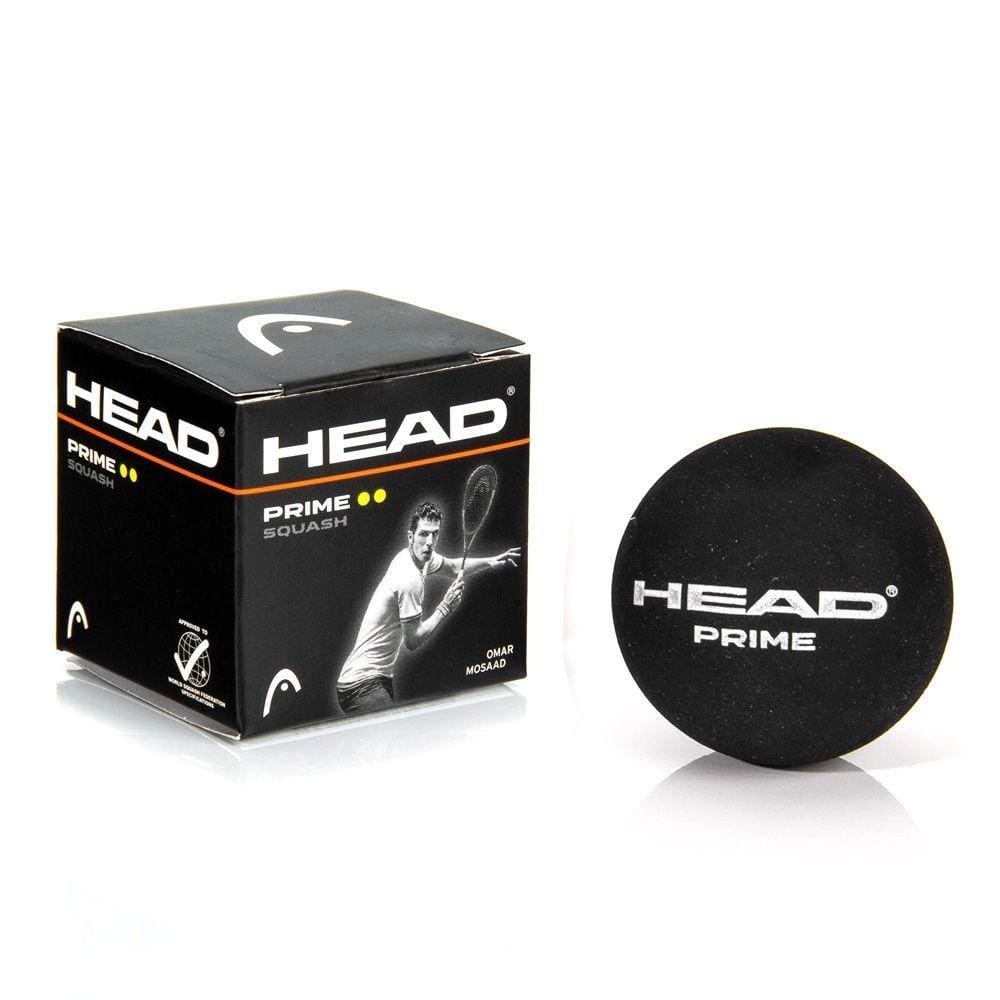Bola de Squash Head Prime Preta - 1 Unidade