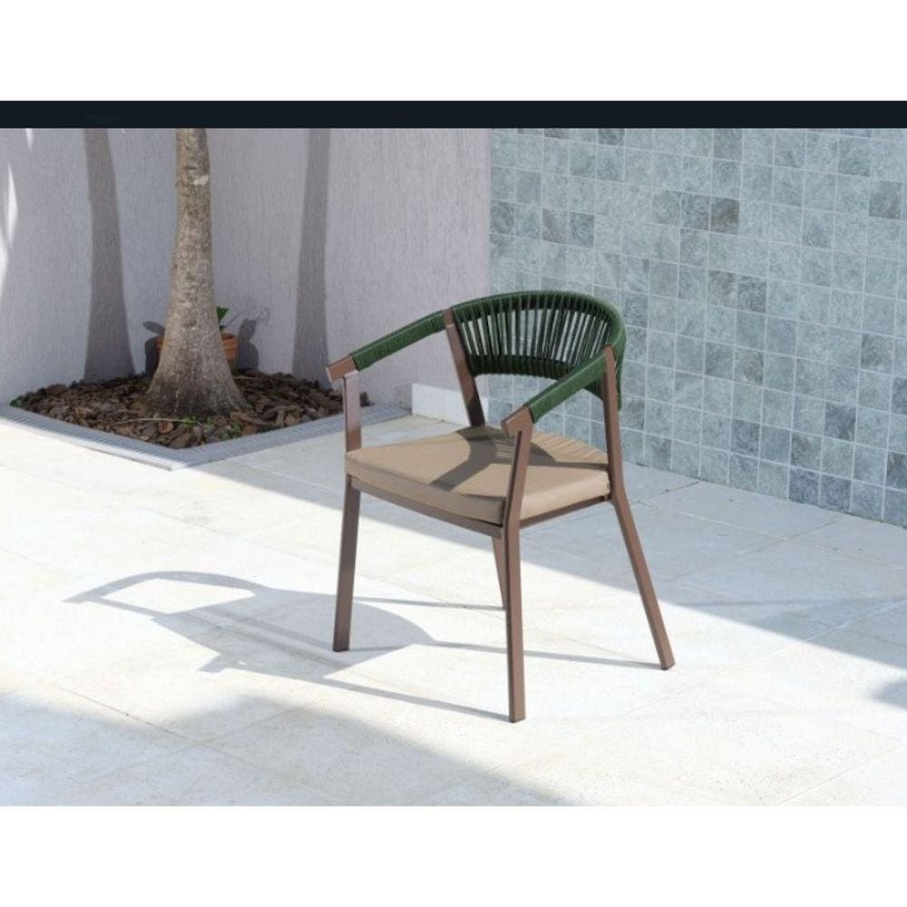 Cadeira para Área Externa Gourmet - Itália - Metal Art