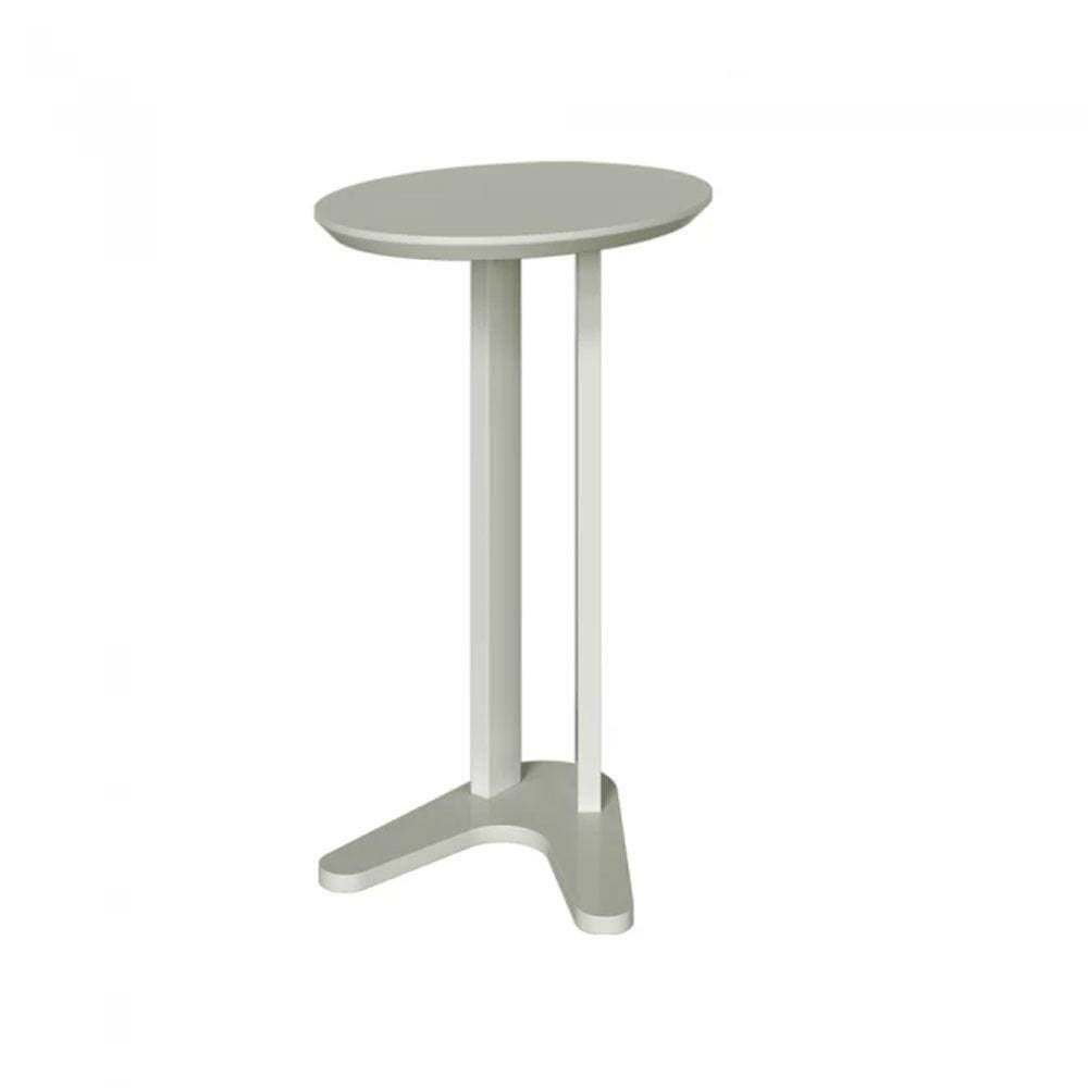 Mesa de Canto Oval Auxiliar para Sofá 60 Cm Dalla Costa