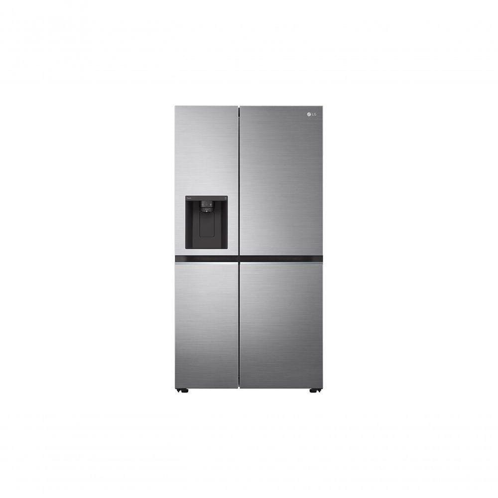 Geladeira Smart LG Side by Side UVnano 611L Motor Inverter GC-L257SLP1 220V