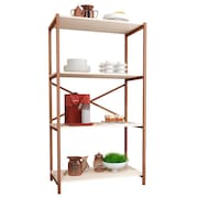 Estante Armário Steel 90cm Estilo Industrial com Pés em Aço