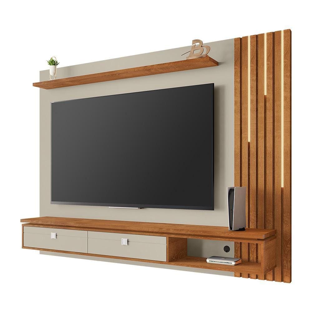 Painel Hanover Para TV até 75" Polegadas com Fita de Led