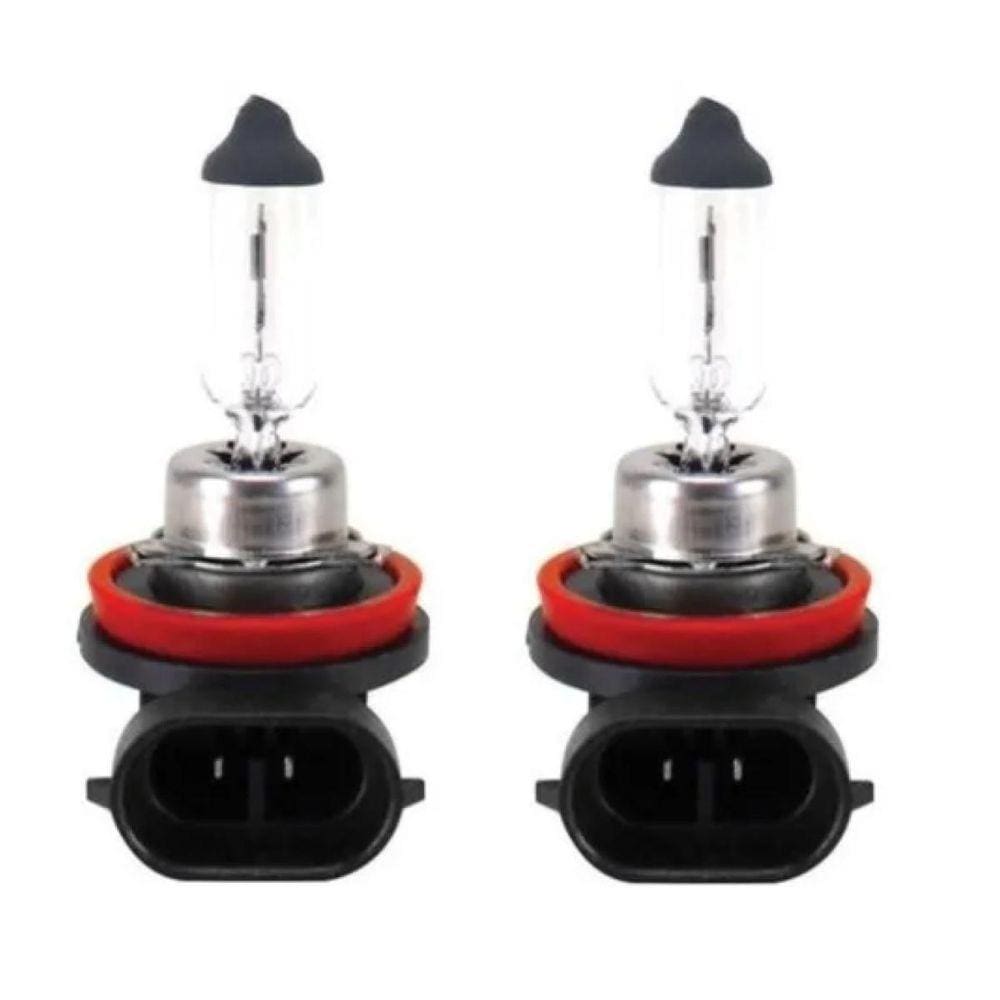 2X Lâmpada Halogena Transparente H11 12V55W Pgj19-2 Standart