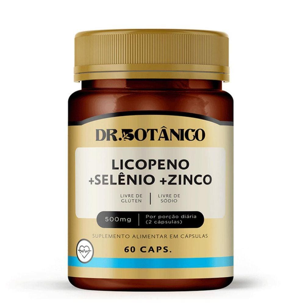 Licopeno + Zinco + Selenio 500Mg 60 Capsulas Dr Botanico