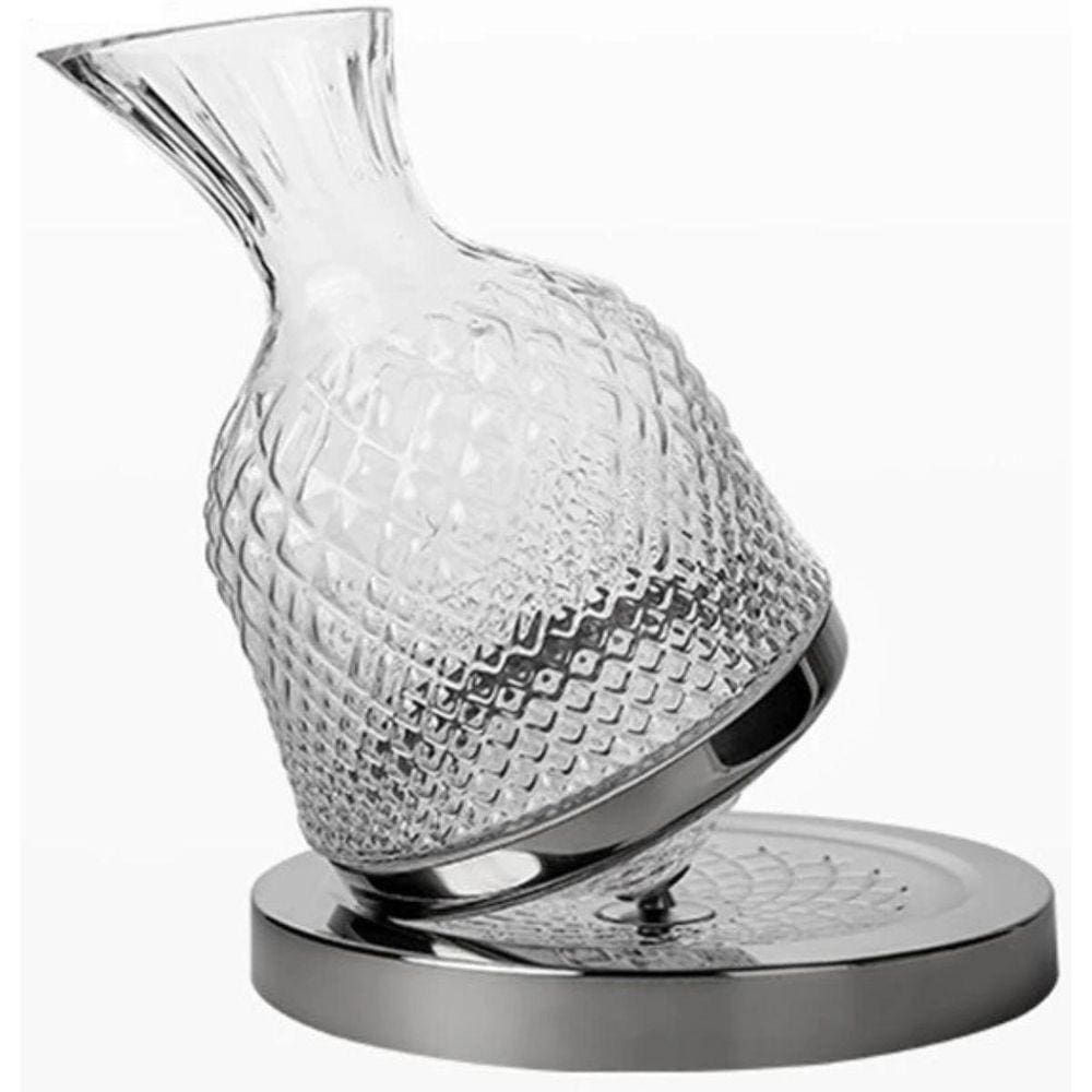 Decanter Aerador Giratório 360 Vinho Vidro Cristal Luxo 1,5L
