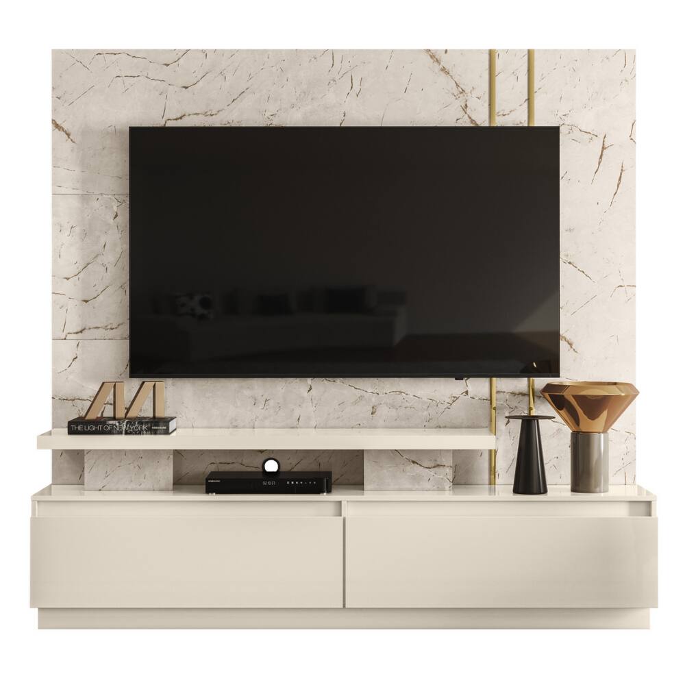 Home para TV`s 75 Polegadas Berlim Calacata Off White